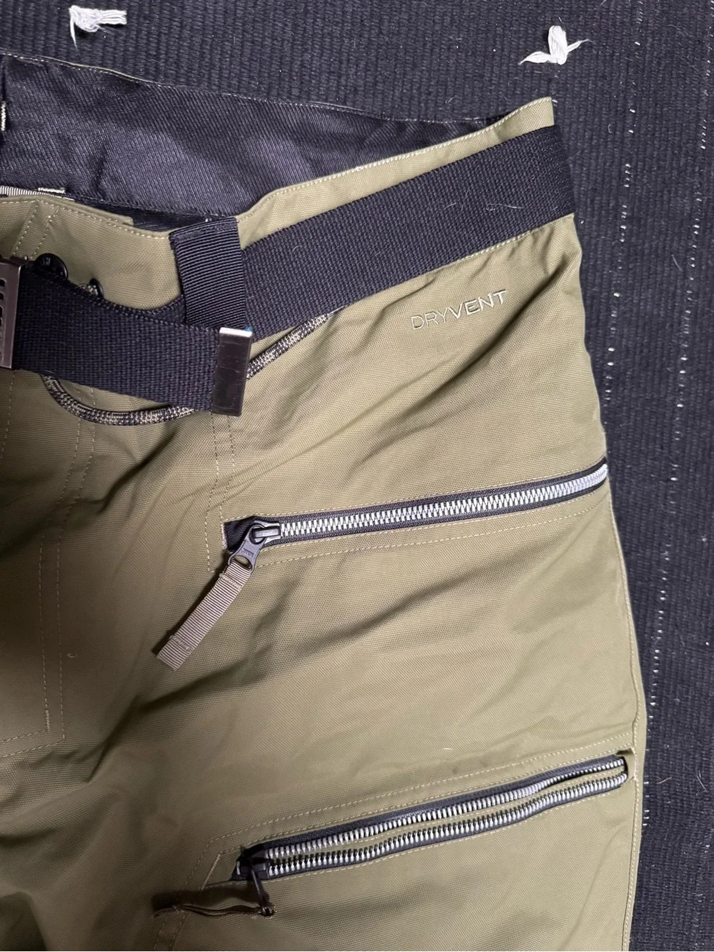 The North Face Men’s Olive Green Snow Pants Waterproof